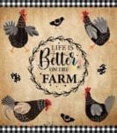 Life is Better on the Farm Garden Flag