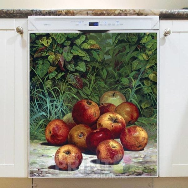 Apples on the Field Dishwasher Magnet