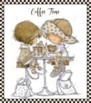 Coffee Time in a Bistro Garden Flag