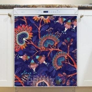 Bohemian Folk Art Ethnic Paisley Design #9 Dishwasher Magnet