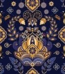 Bohemian Folk Art Ethnic Paisley Design #13 Garden Flag