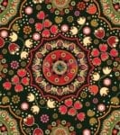 Bohemian Folk Art Ethnic Colorful Mandala Design Garden Flag