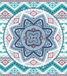 Beautiful Ethnic Bohemian Folk Pattern #2 Garden Flag