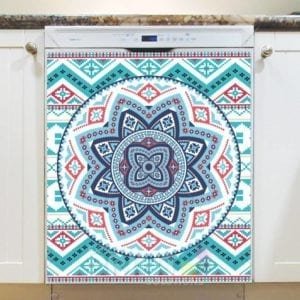 Beautiful Ethnic Bohemian Folk Pattern #2 Dishwasher Magnet