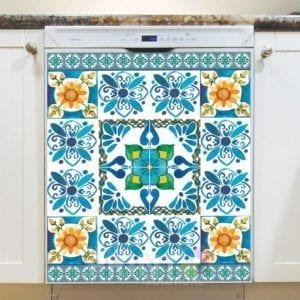 Beautiful Ethnic Bohemian Folk Talavera Pattern #2 Dishwasher Magnet