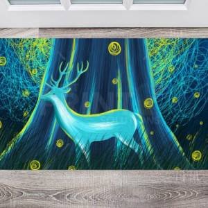 Magical Forest Night Floor Sticker