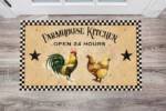 Life in the Farmhouse #11 - Farmhouse Kitchen - Open 24 Hours Floor Sticker