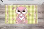 Cute Grumpy Owl #4 Floor Sticker