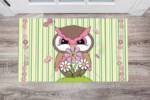 Cute Grumpy Owl #2 Floor Sticker