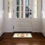 1767-cute-brown-owl-floor-sticker Cute Brown Owl Floor Sticker