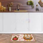 Coffee Lover Owl #4 Floor Sticker