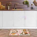 1781-coffee-lover-owl-2-floor-sticker-decal Coffee Lover Owl #2 Floor Sticker