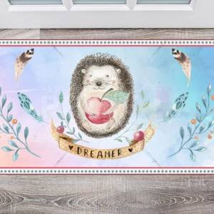 Cute Ethnic Hedgehog - Dreamer Floor Sticker