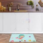 1929-little-blue-hair-mermaid-floor-sticker-decal Little Blue Hair Mermaid Floor Sticker