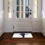 Blue Eyed Puppy Floor Sticker