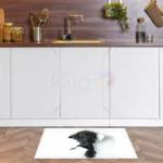 Blue Eyed Puppy Floor Sticker