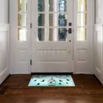 Birds and Bird Cage - Welcome Floor Sticker