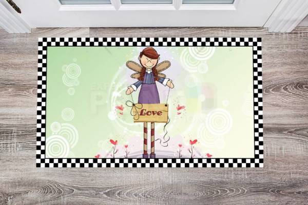 Angel of Love Floor Sticker