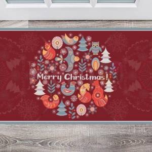 Scandinavian Tale #5 - Merry Christmas Floor Sticker
