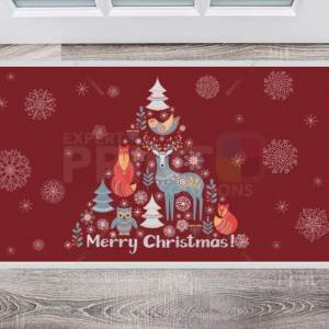 Scandinavian Tale #1 - Merry Christmas Floor Sticker