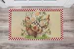 Prim Country Chicken Floor Sticker