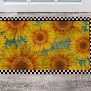 Beautiful Sunflowers #4 Floor Sticker