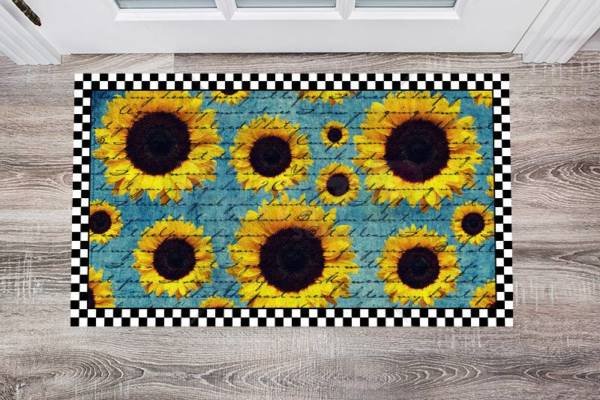 Beautiful Sunflowers #3 Floor Sticker