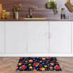 Russian Flower Pattern Floor Sticker