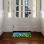 Cute Daisies and a butterfly Floor Sticker