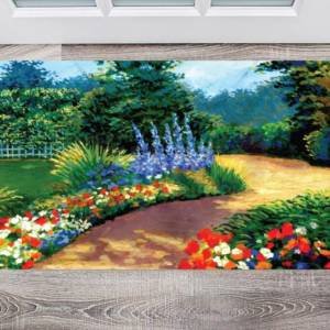 Garden Flower Path Floor Sticker