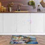 Beautiful Italian Seaside Town Floor Sticker