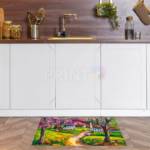 Beautiful Little Town Floor Sticker