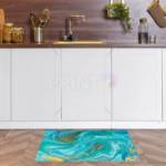 Beautiful Bright Marble Pattern Floor Sticker