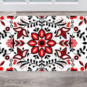 Beautiful Ethnic Native Boho Folk Design #1 Floor Sticker