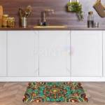 Beautiful Ethnic Native Boho Colorful Mandala Design #4 Floor Sticker