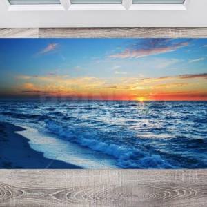 Beautiful Ocean Sunset Floor Sticker