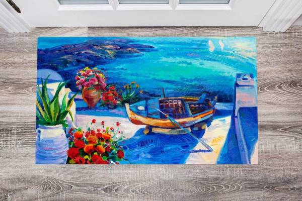 3134-greece-santorini-island-sea-view-floor-sticker-decor Greece, Santorini Island Sea View Floor Sticker
