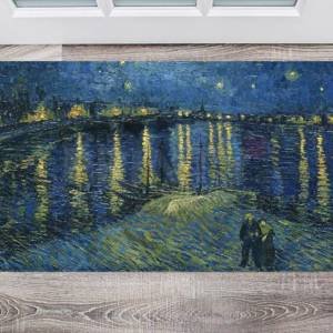 Starry Night Over the Rhone by Vincent van Gogh Floor Sticker