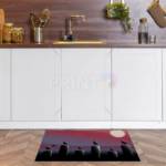 3482-gulls-in-the-sunset-floor-sticker-decal Gulls in the Sunset Floor Sticker