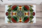 Beautiful Christmas Mandala Floor Sticker