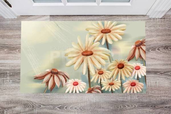 Pretty Morning Daisies Floor Sticker