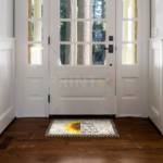 Rustic Sunflower Quote Floor Sticker