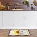 Rustic Sunflower Quote Floor Sticker