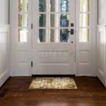 Flowers on Wood Pattern #6 Floor Sticker