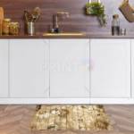 Flowers on Wood Pattern #6 Floor Sticker