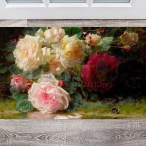 Beautiful Romantic Victorian Roses #2 Floor Sticker