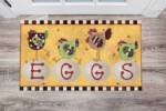 Farm Fresh Eggs and Chickens Floor Sticker