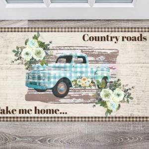 Country Road Truck Floor Sticker
