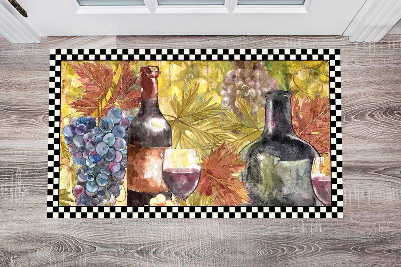 Vintage Tuscan Winery Design #4 Floor Sticker
