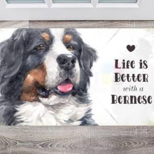 Life is Better with a Bernese Floor Sticker